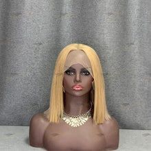 Load image into Gallery viewer, #22 Ombre Color T Lace Bob Wig Straight Human Hair