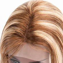 Load image into Gallery viewer, T Lace Bob Straight Hair 6/6/613 Color Middle Part Wig Human Hair Wig