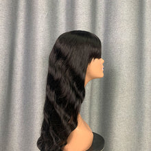Load image into Gallery viewer, Body Wave Bang Wig 100% Virgin Human Hair