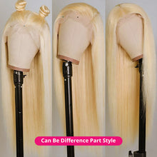 Load image into Gallery viewer, Blonde 360 Wig Glueless Install 613 Ponytail 360 Lace Wig
