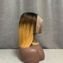 Load image into Gallery viewer, #1b-4-27 Ombre Color T Part Lace Bob Wig 10 Inch