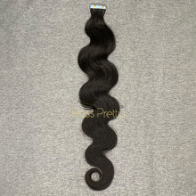 Load image into Gallery viewer, body wave tape in human hair