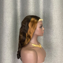 Load image into Gallery viewer, Customized Wig #2-30 Color Highlighted Human Hair 5x5 Lace Wig