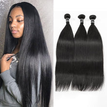 Load image into Gallery viewer, Brazilian Straight Hair 3 Bundles