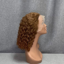 Load image into Gallery viewer, #30 Brown Wig 13x4 Lace Front Bob Wig Water Wave 12 Inch