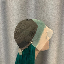 Load image into Gallery viewer, Green Color Wig Human Hair Straight 13x4 Lace Front Wig
