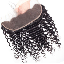 Load image into Gallery viewer, Deep Wave 13*4 Lace Frontal Brazilian Human Hair With Baby Hair