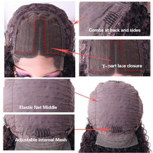 Load image into Gallery viewer, T Lace Wig 13X4 Deep Wave