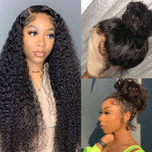 Load image into Gallery viewer, Deep Wave 360 Lace Wigs With Pre-plucked Hair Glueless Install