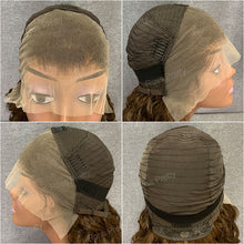 Load image into Gallery viewer, #30 Brown Wig 13x4 Lace Front Bob Wig Water Wave 12 Inch