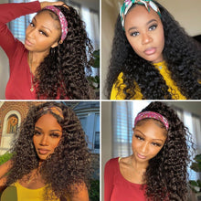 Load image into Gallery viewer, Headband Hair Wig Deep Wave