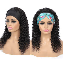 Load image into Gallery viewer, Headband Hair Wig Deep Wave