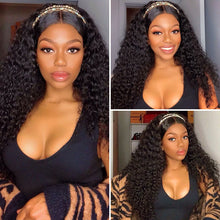 Load image into Gallery viewer, Headband Hair Wig Kinky Curly