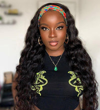Load image into Gallery viewer, Headband Wig Loose Deep Wave Human Hair Gluless Wig - Ross Pretty Hair Official