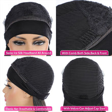 Load image into Gallery viewer, Headband Wigs Body Wave