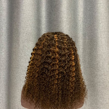 Load image into Gallery viewer, Deep Wave Bob Wig P4/27 Highlight 4x4 Lace