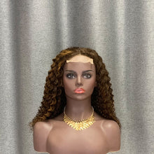 Load image into Gallery viewer, Deep Wave Bob Wig P4/27 Highlight 4x4 Lace