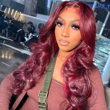 Load image into Gallery viewer, Burgundy Bundles 100% Real Human Hair Body Wave 3PCS