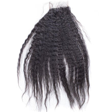 Load image into Gallery viewer, Kinky Straight 4×4 Lace Closure Virgin Human Hair Extensions - Ross Pretty Hair Official