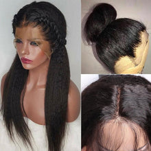 Load image into Gallery viewer, Kinky Straight 13×4 Lace Front Wigs