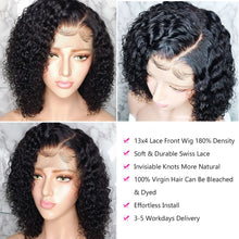 Load image into Gallery viewer, Lace Front Bob Wig Short Curly Fashion Virgin Hair Style - Ross Pretty Hair Official