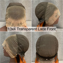 Load image into Gallery viewer, #1b-30 Ombre Hair 13x4 Lace Front Bob Wig Straight 10 Inch
