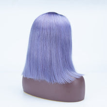 Load image into Gallery viewer, 1b Roots with Periwinkle Color Bob Wigs Lace Front Bob