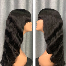 Load image into Gallery viewer, Body Wave Bang Wig 100% Virgin Human Hair