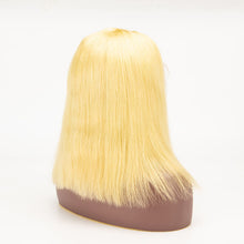 Load image into Gallery viewer, Lemon Green Color Hair Bob Straight 13×4 Lace Front Wigs