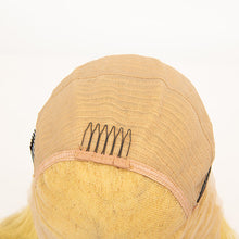 Load image into Gallery viewer, Lemon Green Color Hair Bob Straight 13×4 Lace Front Wigs