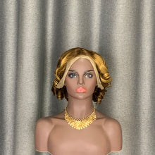 Load image into Gallery viewer, Loose Wave Bob Wig P4/27 Highlight 13X4 Lace Front Human Hair