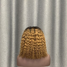 Load image into Gallery viewer, 1b/30 Bob Wig Water Wave 4x4 Lace Closure Wig