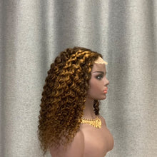 Load image into Gallery viewer, Deep Wave Bob Wig P4/27 Highlight 4x4 Lace
