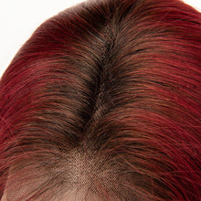 Load image into Gallery viewer, 1b/99j Straight Hair Full Lace Wig 150% Density Virgin Human Hair