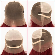 Load image into Gallery viewer, 1b/99j Straight Hair Full Lace Wig 150% Density Virgin Human Hair