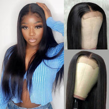 Load image into Gallery viewer, Soft Straight Virgin Hair 4×4 Lace Closure Wig | Custom Wig