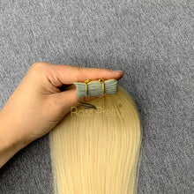 Load image into Gallery viewer, 613 Blonde Human Hair Tape In Hair Extensions 20 Pieces/ Pack