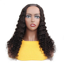 Load image into Gallery viewer, U Part Wigs Brazilian Deep Wave