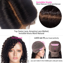 Load image into Gallery viewer, Short Wig Water Wave 13×4 Lace Front Wigs