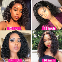 Load image into Gallery viewer, Short Wig Water Wave 13×4 Lace Front Wigs