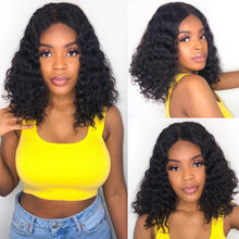 Load image into Gallery viewer, Short Wig Water Wave 13×4 Lace Front Wigs