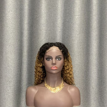 Load image into Gallery viewer, 1b/30 Bob Wig Water Wave 4x4 Lace Closure Wig