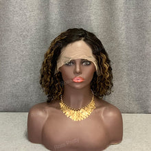 Load image into Gallery viewer, Water Wave P4-27 Highlight Human Hair C Side Part Lace Wig