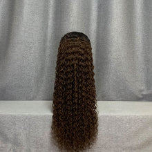 Load image into Gallery viewer, Ombre Wig Water Wave 26 Inch Dark Brown Wig