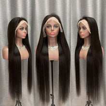 Load image into Gallery viewer, Straight Hair 13×4 Transparent Lace Front Wigs Human Hair Wigs
