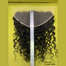 Load image into Gallery viewer, Water Wave 13x6 Lace Frontal Transparent Swiss Lace Human Hair
