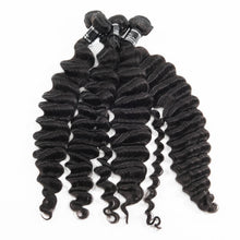 Load image into Gallery viewer, Brazilian Virgin Hair Loose Deep 4 Bundles Weave
