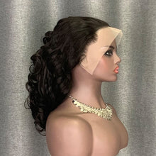 Load image into Gallery viewer, Double Drawn Wig Bouncy Curly 12 Inch 13x4 Lace Front
