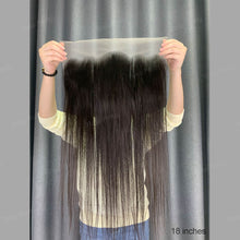 Load image into Gallery viewer, Straight 13x6 Lace Frontal Transparent Swiss Lace Human Hair
