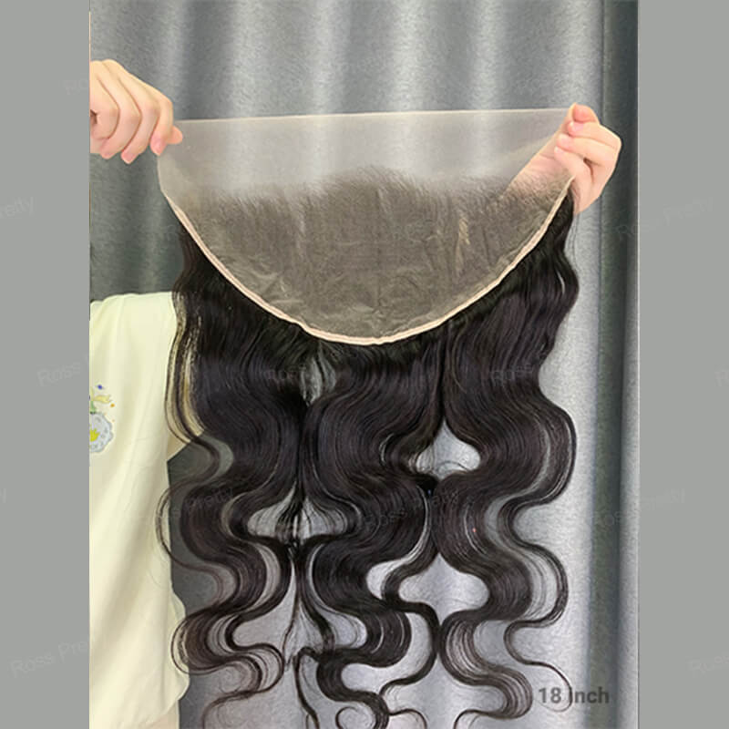 Lace Frontal 13x6 Transparent Swiss Lace Body Wave Lace Frontal Human Hair